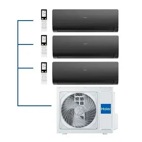 Мульти сплит-система Haier 3 Х AS25S2SF2FA-B / 3U55S2SR5FA на 3 комнаты 25+25+25 м2