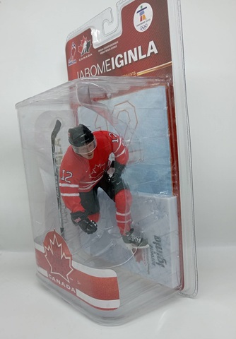 Фигурка Джером Игинла красный Хоккеист NHL Team Canada Series 2 Vancouver 2010