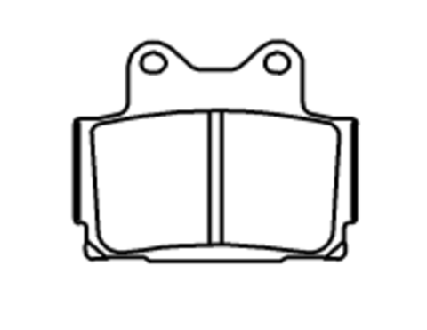 Колодки  G-brake   GM-02016S