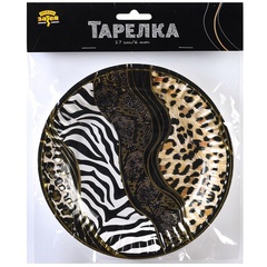Тарелка Сафари Принт 17см 6шт