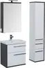 Aquanet 212578 Тумба с раковиной Aquanet Фостер 60 эвкалипт мистери/белый (212578)