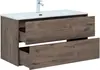 Aquanet 298567 Тумба с раковиной Lino 100 (Flat) Дуб Веллингтон (298567)