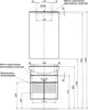 Aquanet 212657 Тумба с раковиной Aquanet Ирис 60 белый (1 ящик, 2 дверцы) (212657)