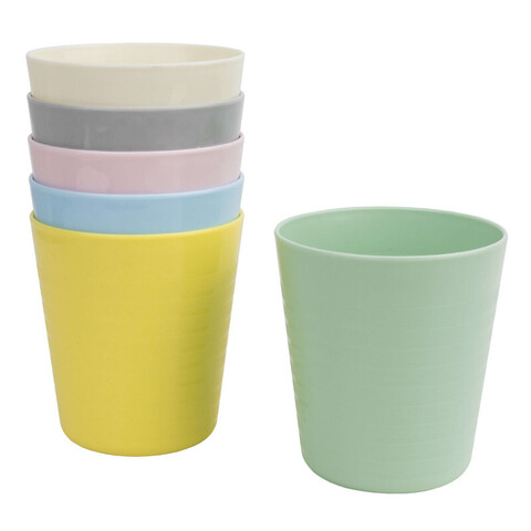 Набор стаканов FARG MUGG (в наборе 6 разноцветных стаканов). Объем: 230 мл (материал: полипропилен)