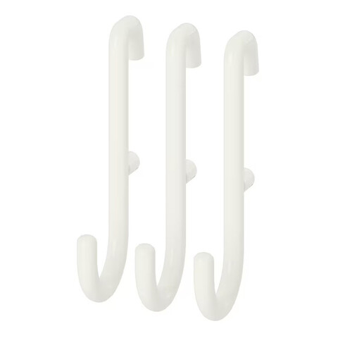 Крючки Sävarån (1х3 шт.), размеры: 5x7 см., материал: сталь (с порошковым покрытием)