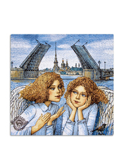 №67 «Дворцовый мост. Всегда будем рядом!» Наволочка гобеленовая 30х30 см
