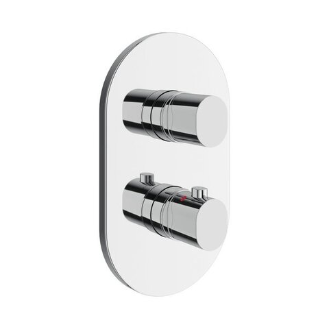 Ravak X070455 Смеситель скрытого монтажа CR II 063.00CR II.O2 ХРОМ (2 вывода) + нужен RB 071.50 (X070074)