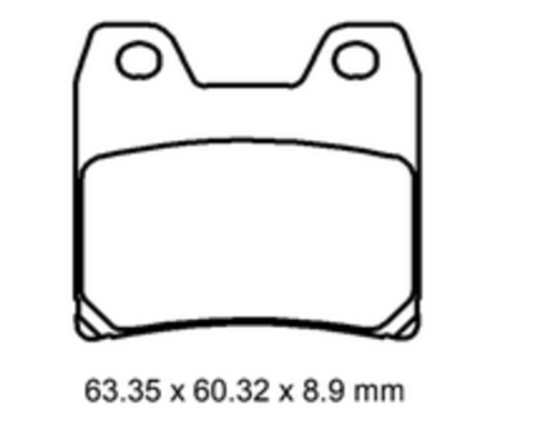 Колодки  G-brake   GM-02045S