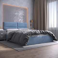 Двуспальная кровать с настилом Квадро, 160х200