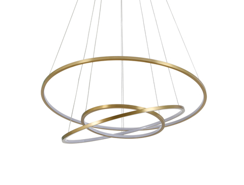 Подвесная светодиодная люстра Newport LOREN 15303N/S brass, М0071014