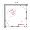 BelBagno LUCE-A-22-80+25-C-Cr LUCE-A-22-80+25-C-Cr Душевой уголок