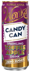 Газированный напиток Candy Can Wonka со вкусом яблока в карамели