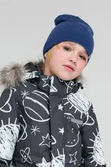 шапка  для мальчика  КВ 20178/21ш/синий,светлая лагуна