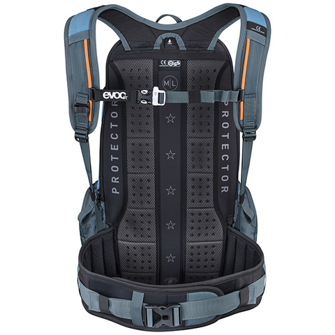 Картинка рюкзак велосипедный Evoc Fr Trail 20 Slate-Neon Blue - 2