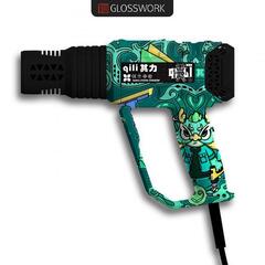 Gloss Work Термофен для оклейки автомобиля в стиле граффити с цифровым дисплеем и регулировкой температуры.