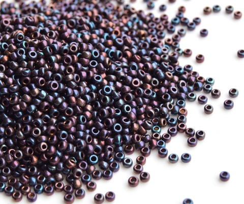 RR-0466 Metallic Dark Raspberry Gold Luster