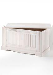 Сундук - скамья из сосны Рома, белый