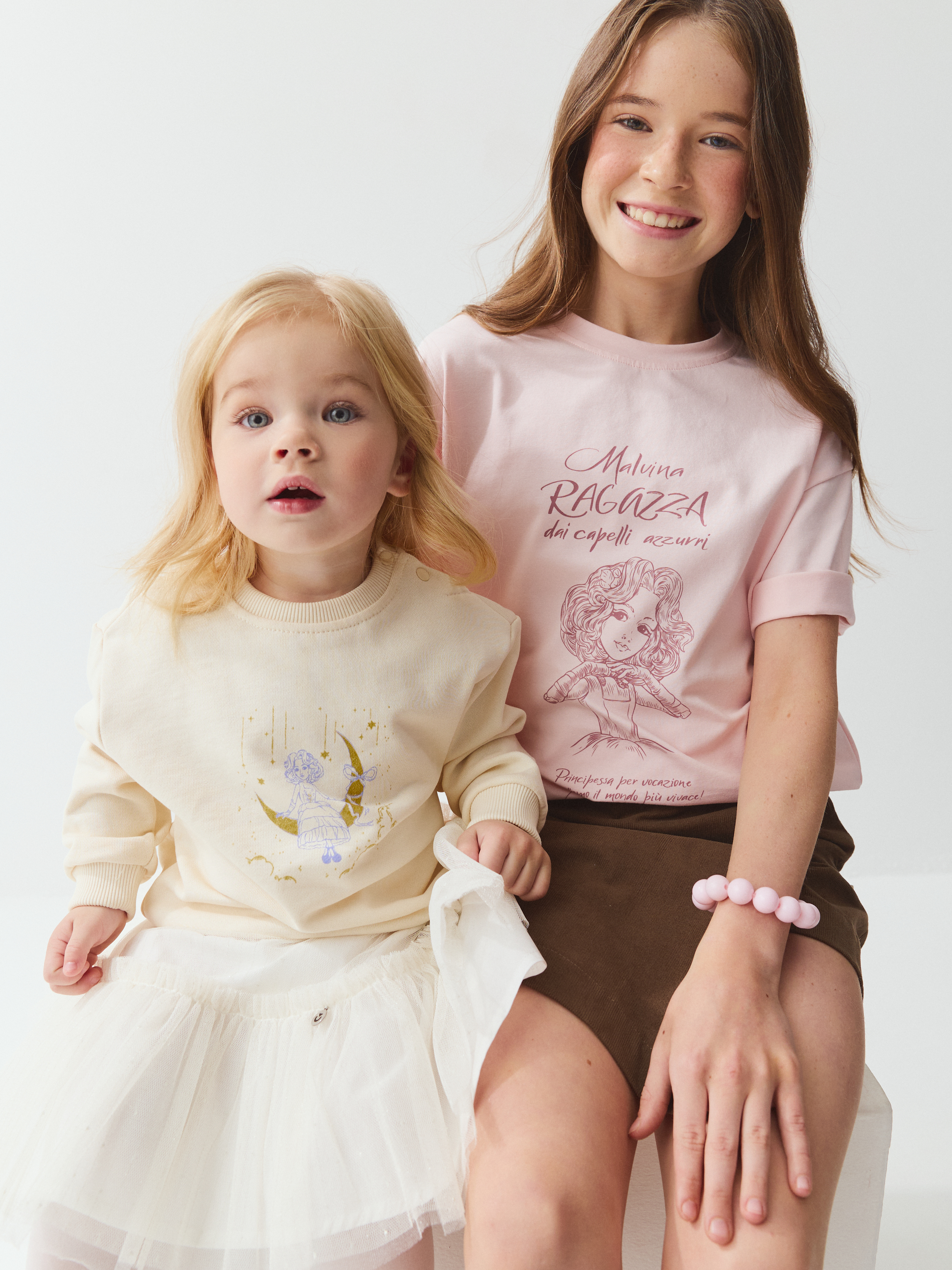 свитшот "лунная сказка" утепленный без начеса 0+  по низкой цене