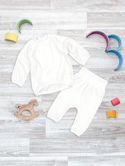 Велюровый комплект Mjölk Ecru