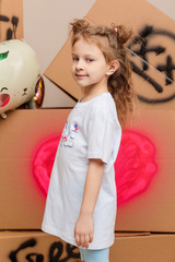 009_БК25 Футболка кор.рукав д/д, белый