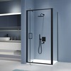 RGW 7032145289-14 Душевой уголок 80*90*200 RGW SV-145-2B (SV-05-2B + Z-050-3B) Прямоуг./Чёрный/Прозрачное/8 мм (Easy)