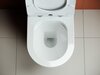 Ceramica Nova Highlight CN1802 Напольный пристенный унитаз с бачком с ультра тонким сидением с функцией плавного закрытия, цвет: белый