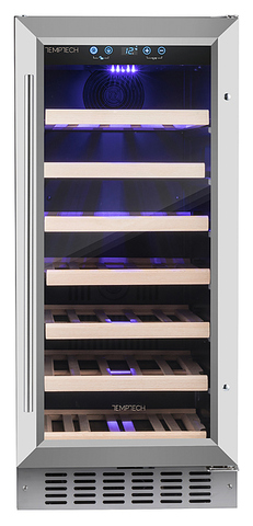 Винный шкаф Temptech Premium WPQ38SCS нерж. сталь