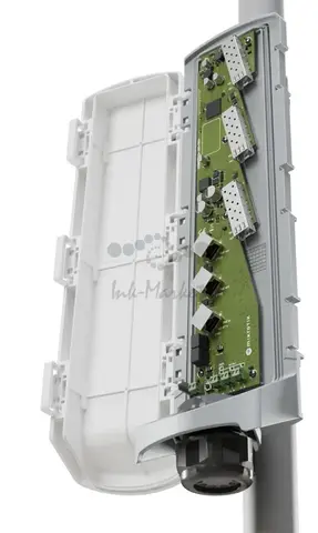MikroTik CSS606-1G-2Gi-3S+OUT Коммутатор уличный управляемый GPERx6, RJ45 3х1 Гбит/с  (1хPoE-in, 2хPoE-out)