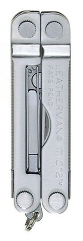 Мультитул Leatherman Micra 10 функций, серебристый (64010181N)