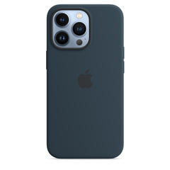 iPhone 13 Pro Silicone Case with MagSafe Abyss Blue