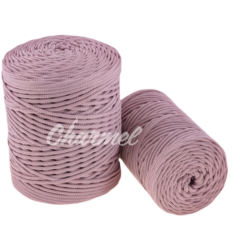 Tea rose polyester cord 4 mm