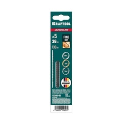 KRAFTOOL №5, 130 мм, 10 шт, полотна ювелирные для лобзика (15345-05)