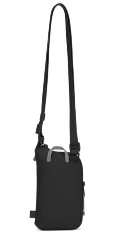 Картинка сумка городская Pacsafe GO Tech Crossbody черная смола - 3