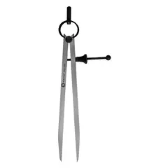 Циркуль разметочный КОБАЛЬТ шир. раскр. до 175 мм, С ПРУЖ. И ФИКС.ВИНТОМ, разметка дер/кож/пласт/мягк.мет.,углер.сталь, подвес (920-094)