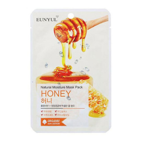 Eunyul Natural Moisture Mask Pack Honey - Тканевая маска тканевая с экстрактом меда