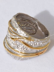 Парча (кольцо из серебра)