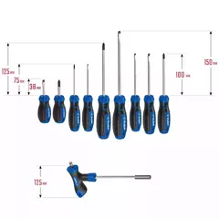ЗУБР 46 шт, набор отверток с насадками, Профессионал (25283-H46)