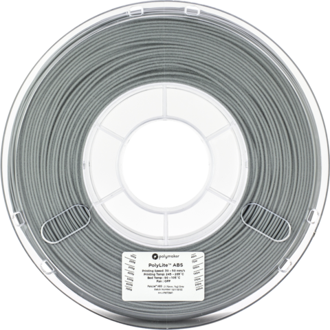 Пластик для 3D-принтера PolyMaker PolyLite ABS, 1.75 мм, 1 кг, Серый