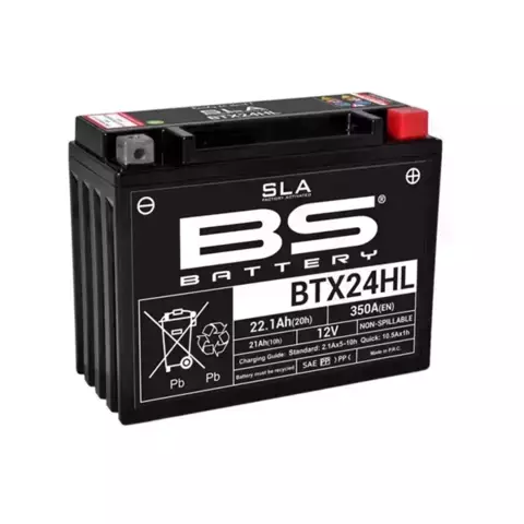 Аккумулятор BTX24HL/YTX24HL SLA