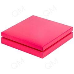 Коробка для конфет ПРЕМИУМ без логотипа 245*245*55 мм (25) (красная), 25 шт