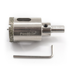 РемоКолор 35-4-404 Коронка алмазная по стеклу и керамограниту, 120 х 67 мм, центрирующее сверло