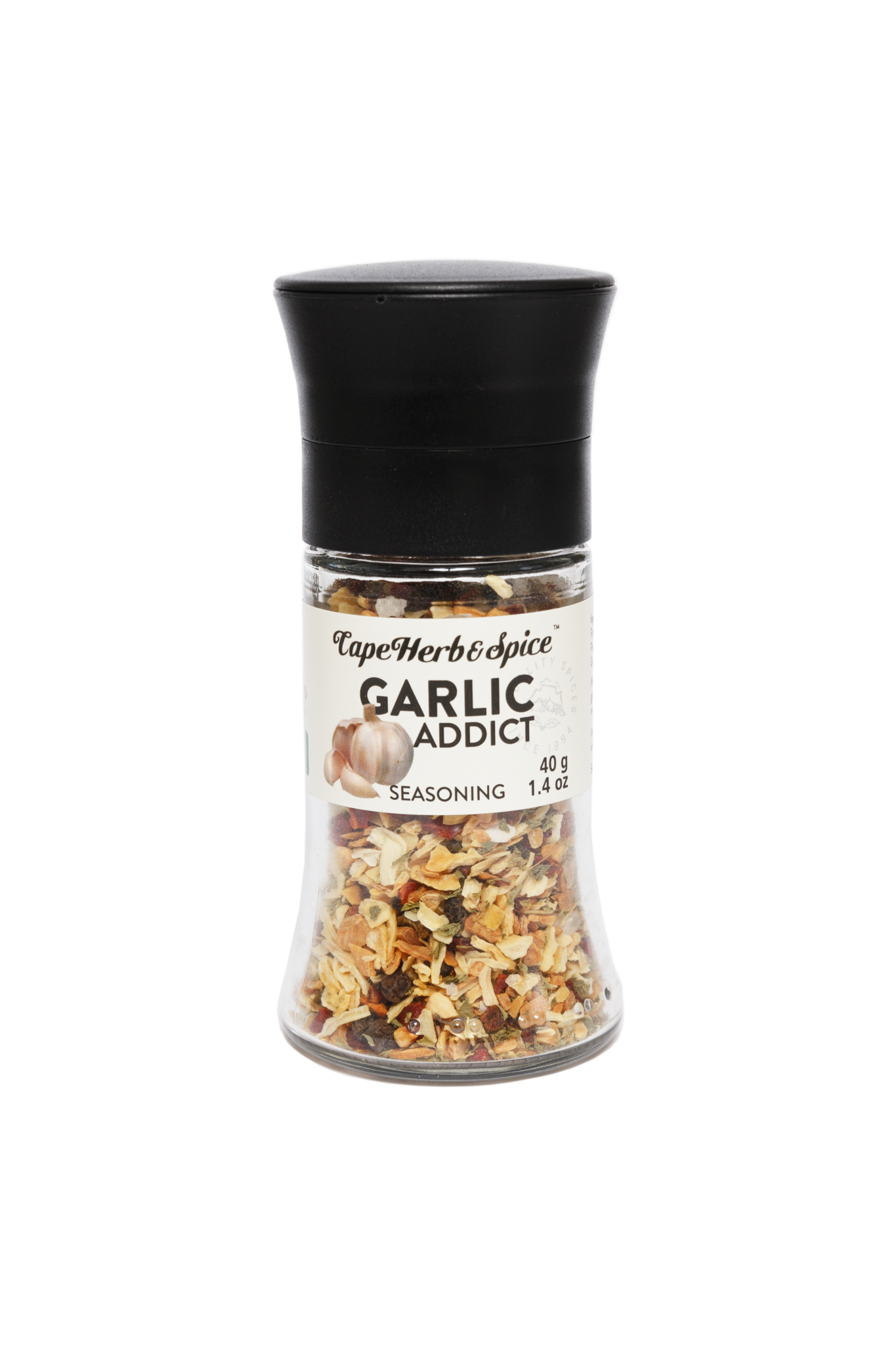 Приправа Garlic Addict 40 г. Мини - мельница