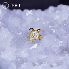 Turtle Crystal PVD Yellow