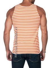 Купить подарок тельняшку на день МЧС - Магазин тельняшек.ру 8-800-700-93-18Майка-тельняшка МЧС (оранжевая полоса) ГОСТ МИНОБОРОНЫ в Магазине тельняшек