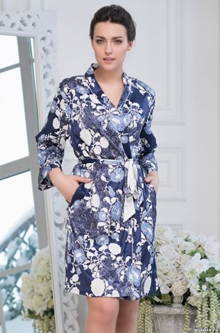 Короткий халат Mia-Amore PION 8233