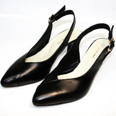 Туфли босоножки на каблуке Kluchini 5190 Black.