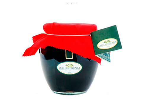 Оливки черные Белла ди Чериньола DOP, 580г