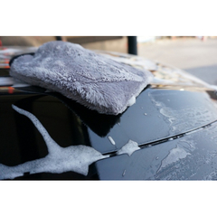 PURESTAR Plush Wash Pad - Плюшевая особо мягкая рукавица для кузова СЕРАЯ