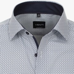 Сорочка мужская Venti Modern Fit 103412700-102 с геометрическим принтом