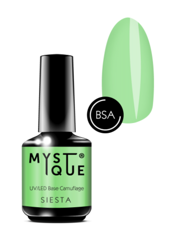 Mystique Камуфлирующее базовое покрытие «Siesta» 15 мл